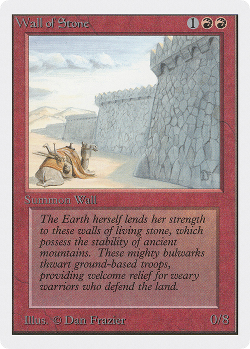 Wall of Stone (2ED-) - Unlimited Edition