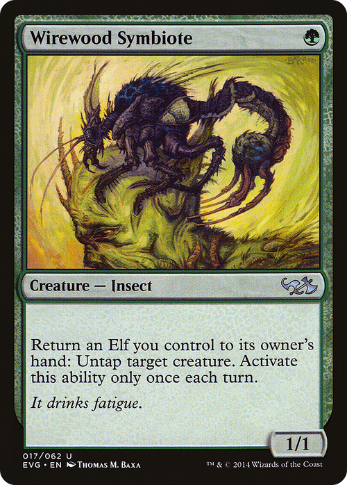 Wirewood Symbiote (DD3-017) - Duel Decks Anthology: Elves vs. Goblins Foil