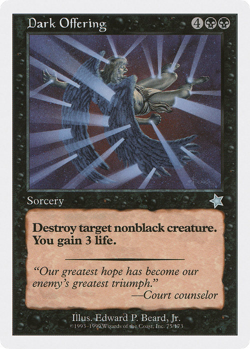 Dark Offering (S99-075) - Starter 1999