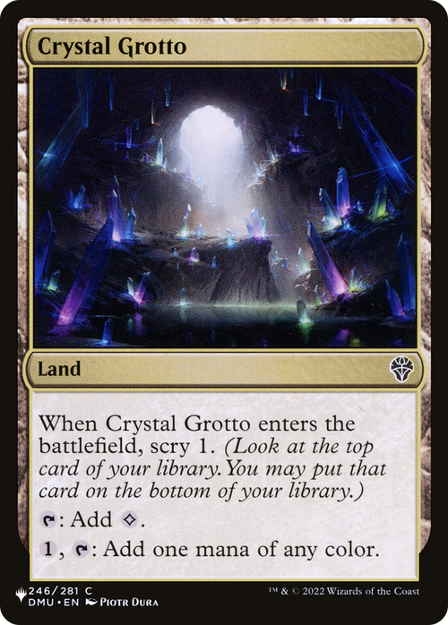 Crystal Grotto (LIST-246/281) - The List