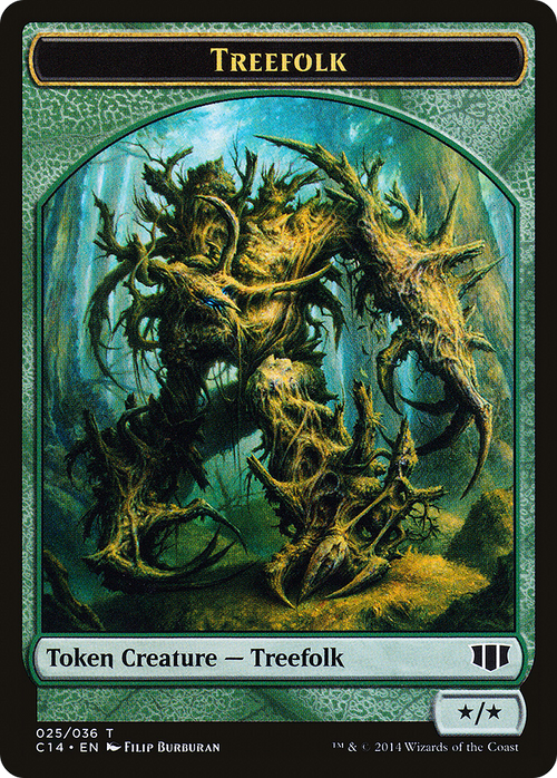 Treefolk (C14-025) - Commander 2014 Tokens