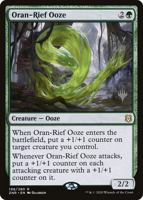Oran-Rief Ooze (PPZNR-198P) - Zendikar Rising Promos