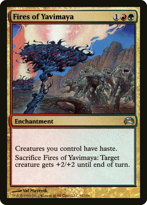 Fires of Yavimaya (PC2-092) - Planechase 2012 Foil