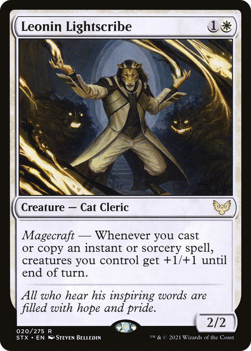 Leonin Lightscribe (STX-020) - Strixhaven: School of Mages