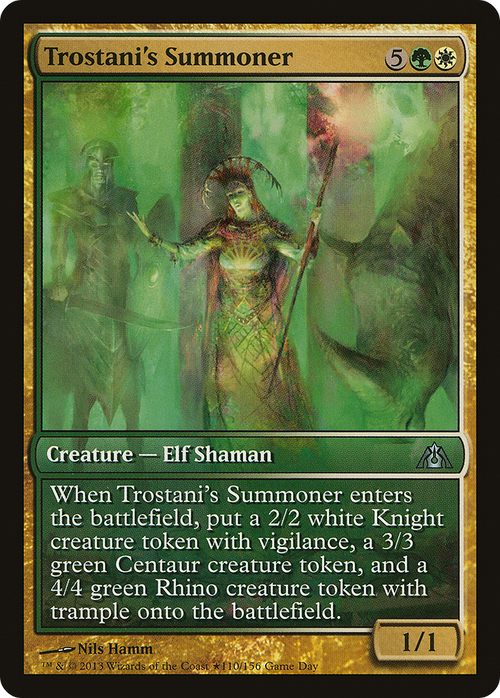Trostani's Summoner (GAME-110) - Dragon's Maze Promos