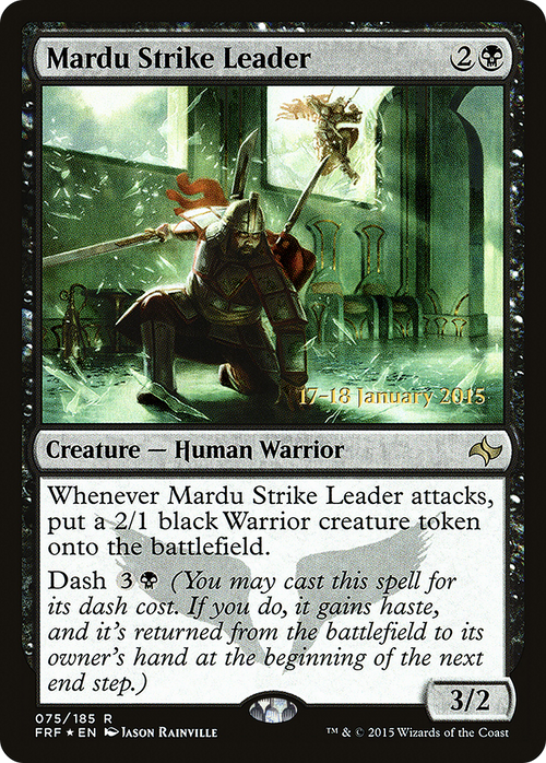 Mardu Strike Leader (PRE-75S) - Fate Reforged Promos Foil