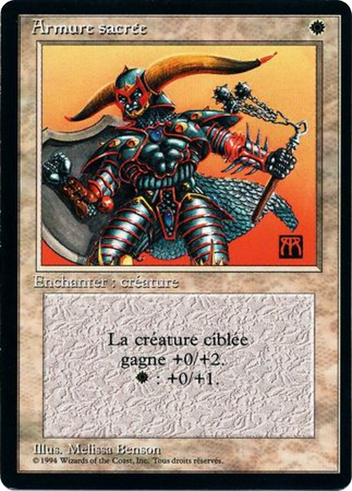 Holy Armor (FBB-) - Foreign Black Border