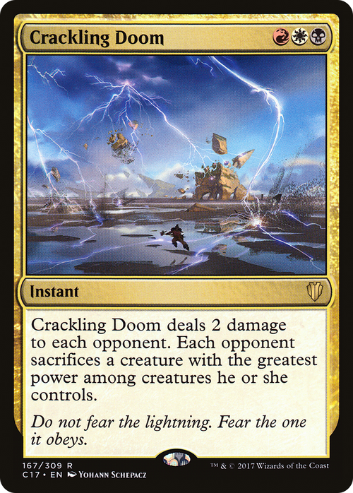 Crackling Doom (C17-167) - Commander 2017