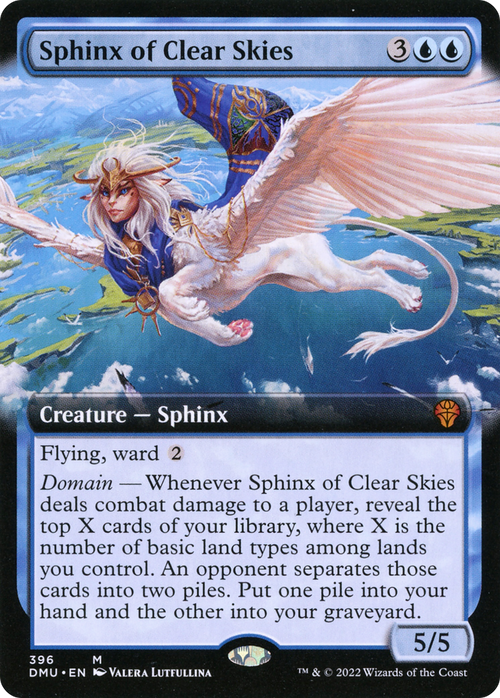 Sphinx of Clear Skies (Extended Art) (DMU-396) - Dominaria United: (Extended Art)