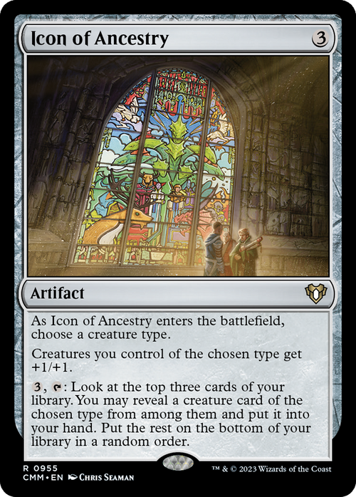Icon of Ancestry (CMM-955) - Commander Masters