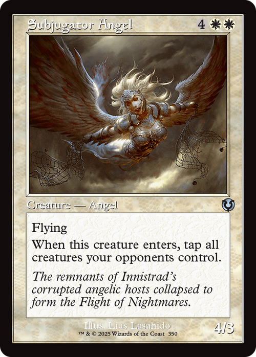 Subjugator Angel (Retro Frame) (INR-350) - Innistrad Remastered