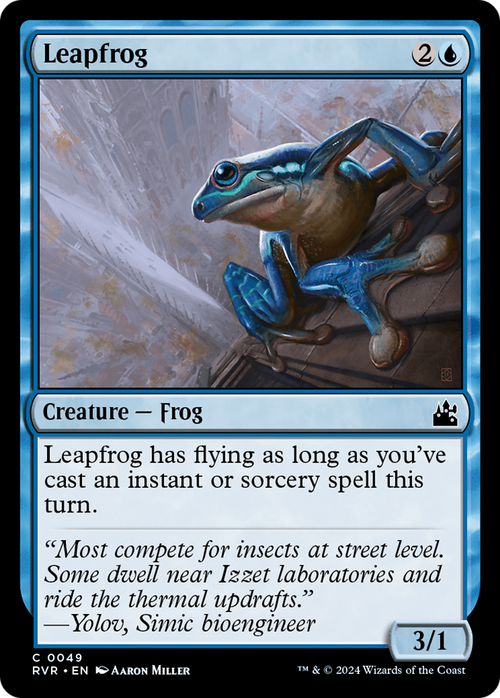 Leapfrog (RVR-049) - Ravnica Remastered Foil