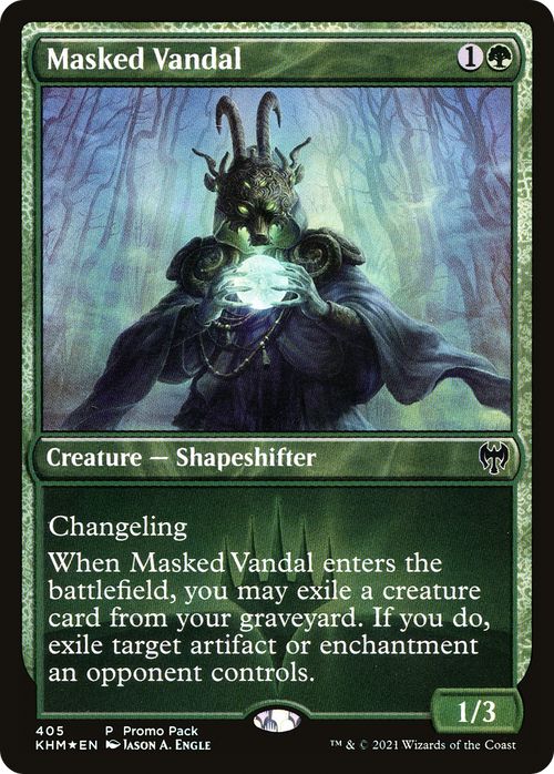 Masked Vandal (PPKHM-405) - Kaldheim Foil