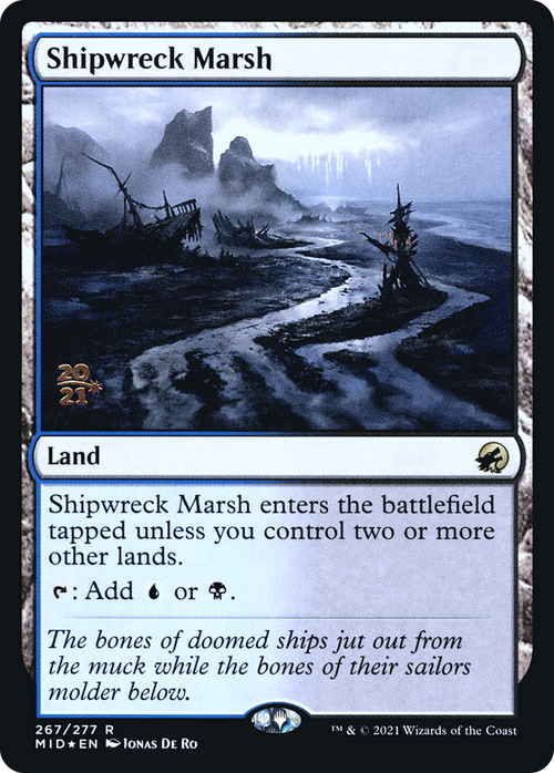 Shipwreck Marsh (PRE-267S) - Innistrad: Midnight Hunt Promos Foil