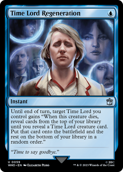 Time Lord Regeneration (WHO-059) - Doctor Who Foil