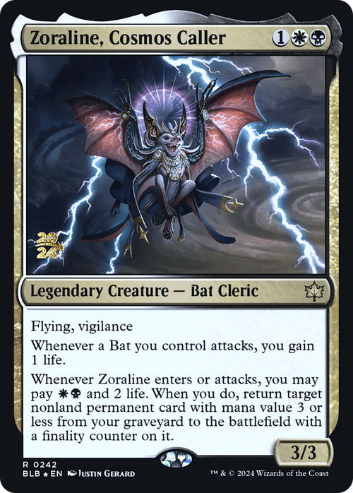 Zoraline, Cosmos Caller (PRE-242) - Bloomburrow Promos Foil