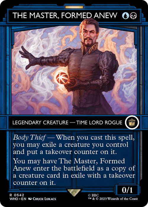 The Master, Formed Anew (Showcase) (WHO-542) - Doctor Who: (Showcase) (Borderless) Foil