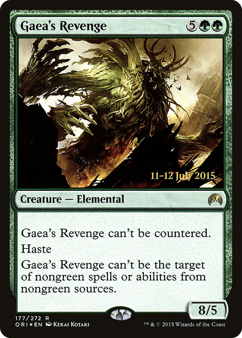 Gaea's Revenge (PRE-177S) - Magic Origins Promos Foil