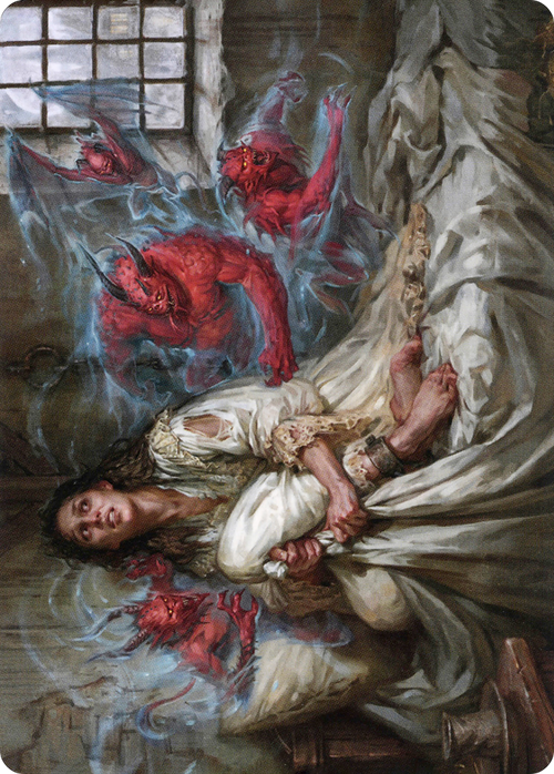 Eruth, Tormented Prophet // Eruth, Tormented Prophet (AVOW-061) - Crimson Vow Art Series (Borderless) Foil