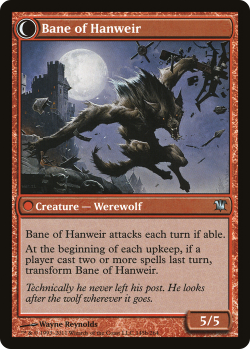 Hanweir Watchkeep (ISD-145) - Innistrad: (Double Faced Transform)