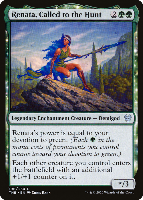 Renata, Called to the Hunt (THB-196) - Theros Beyond Death: (enchantment)