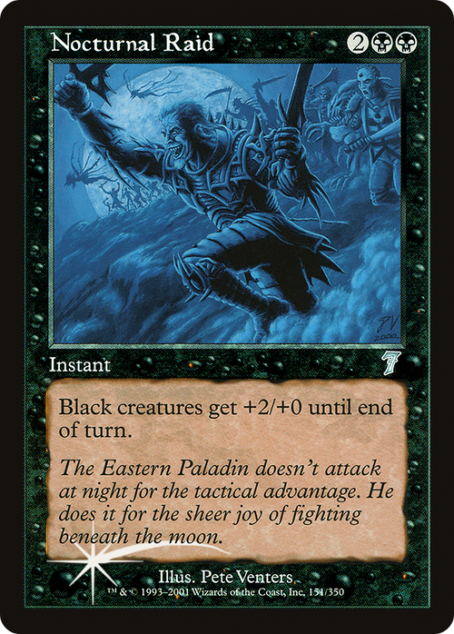 Nocturnal Raid (7ED-151) - 7th Edition