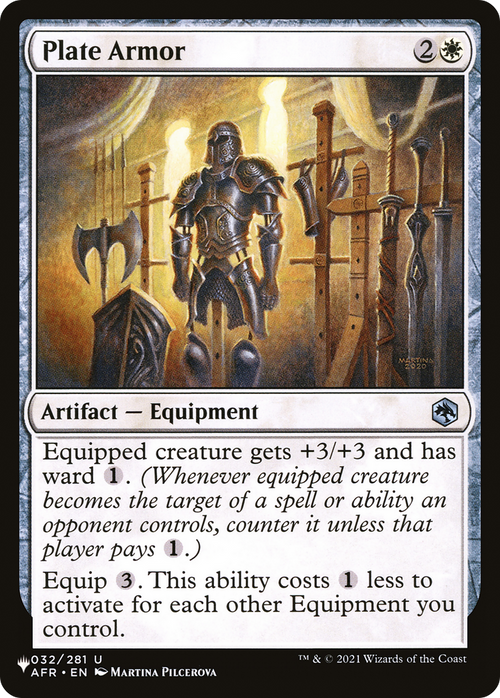 Plate Armor (LIST-AFR-32) - The List
