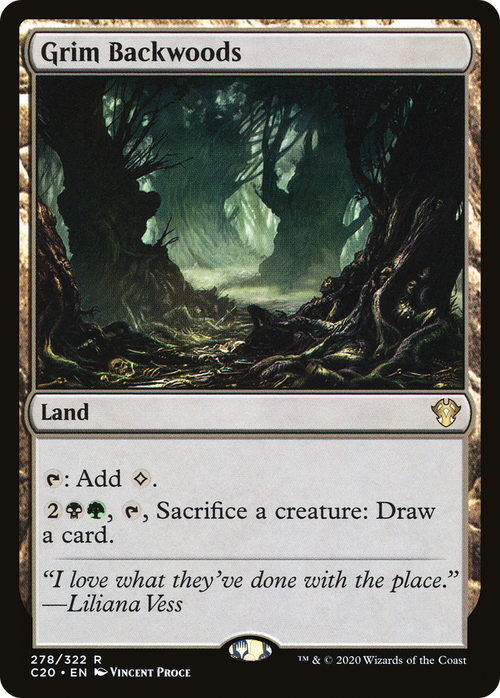 Grim Backwoods (C20-278) - Commander 2020