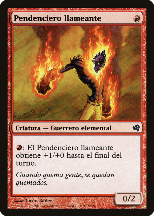 Flamekin Brawler (Spanish) - "Pendenciero llameante" (PS11-103) - Salvat 2011
