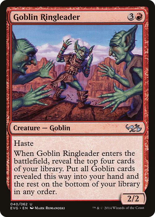 Goblin Ringleader (DD3-040) - Duel Decks Anthology: Elves vs. Goblins