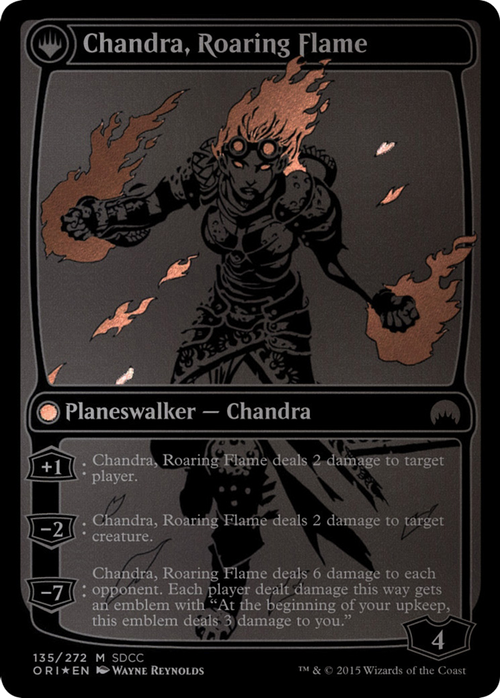 Chandra, Fire of Kaladesh (SDCC 2015 Exclusive) (MEDIA-135) - San Diego Comic-Con 2015: (originpwdfc) Foil