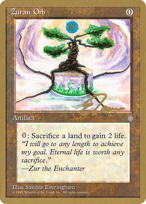 Zuran Orb - 1996 Eric Tam (ICE) (WCD-) - Pro Tour Collector Set