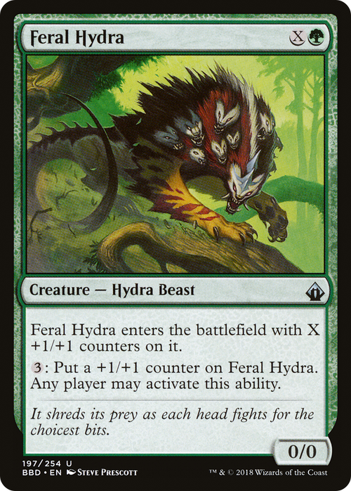 Feral Hydra (BBD-197) - Battlebond