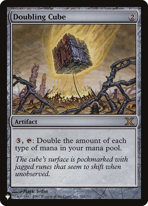 Doubling Cube (LIST-10E-321) - The List