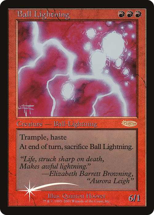 Ball Lightning (JDG-) - Judge Gift Cards 2001 Foil