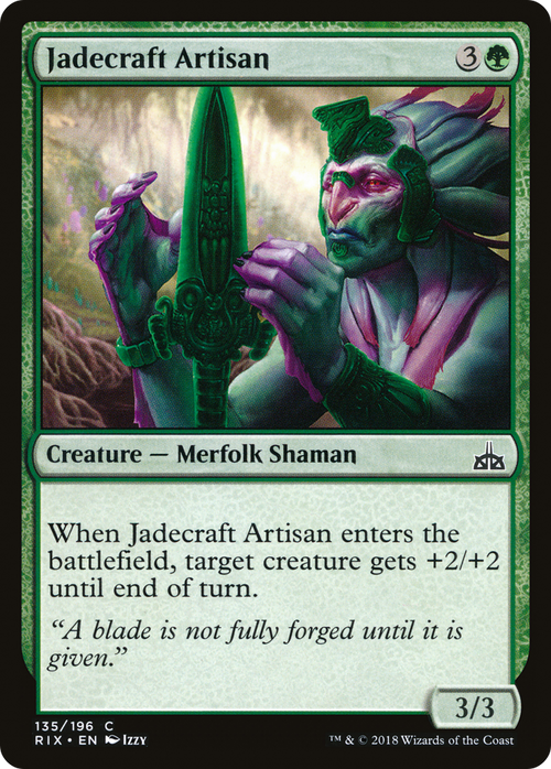 Jadecraft Artisan (RIX-135) - Rivals of Ixalan Foil