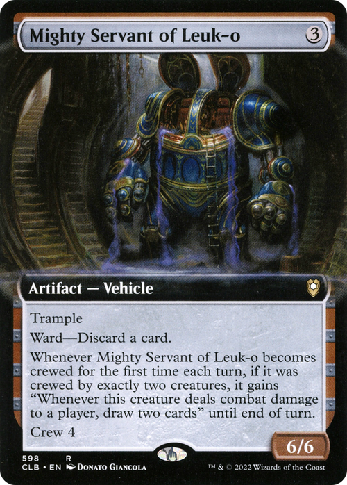 Mighty Servant of Leuk-o (Extended Art) (CLB-598) - Commander Legends: Battle for Baldur's Gate: (Extended Art)