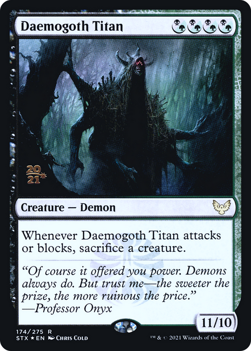 Daemogoth Titan (PRE-174S) - Strixhaven: School of Mages Promos Foil