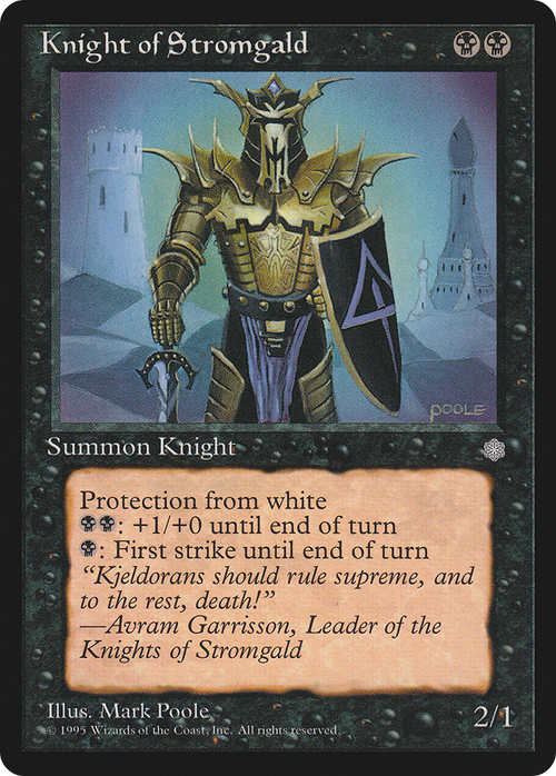 Knight of Stromgald (ICE-) - Ice Age
