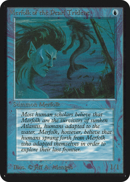 Merfolk of the Pearl Trident (LEA-) - Limited Edition Alpha