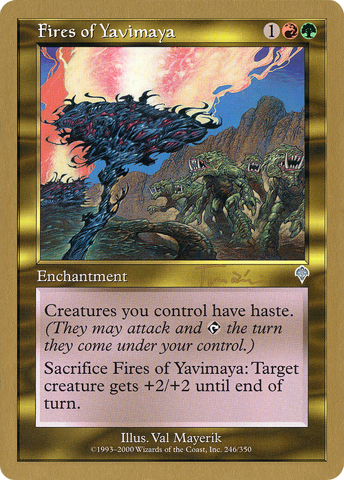 Fires of Yavimaya - 2001 Jan Tomcani (INV) (WCD-) - World Championship Decks 2001