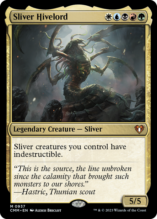 Sliver Hivelord (CMM-937) - Commander Masters