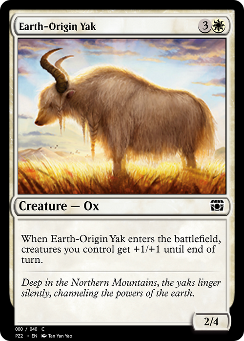 Earth-Origin Yak (PZ2-70821) - Treasure Chest Foil