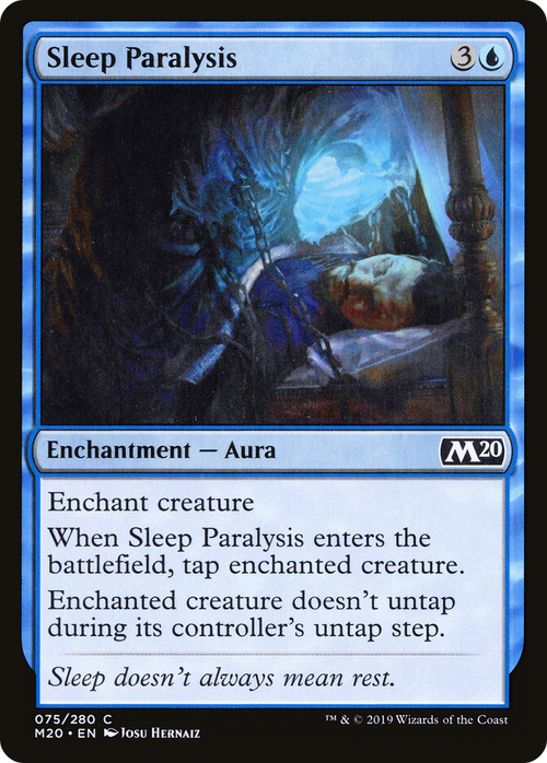 Sleep Paralysis (M20-075) - Core Set 2020 Foil