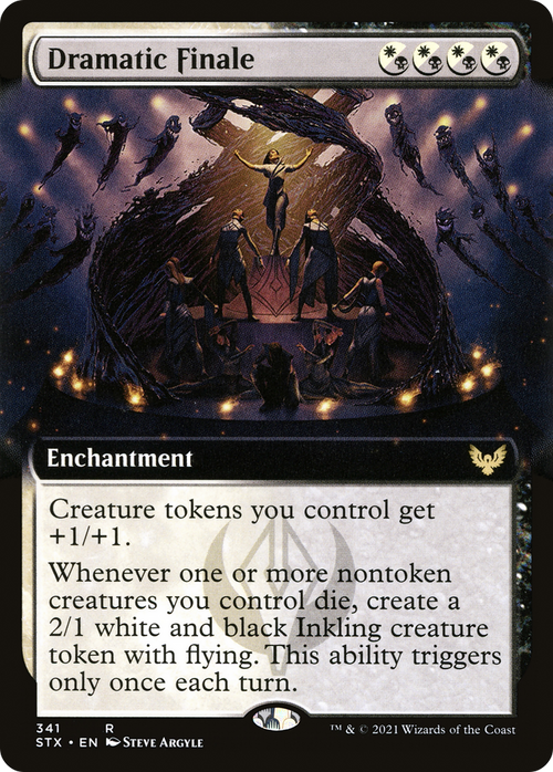 Dramatic Finale (Extended Art) (STX-341) - Strixhaven: School of Mages: (Extended Art) Foil