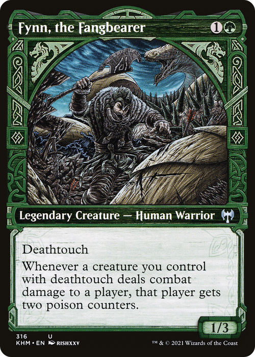 Fynn, the Fangbearer (Showcase) (KHM-316) - Kaldheim: (Showcase)