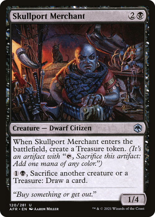 Skullport Merchant (AFR-120) - Adventures in the Forgotten Realms Foil