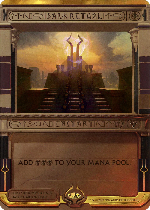 Dark Ritual (MPS2-021) - Amonkhet Invocations (Borderless) Foil