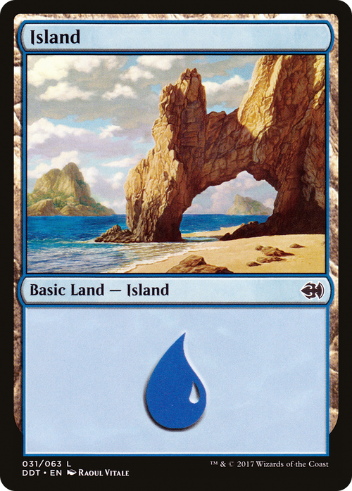 Island (31) (DDT-031) - Duel Decks: Merfolk vs. Goblins
