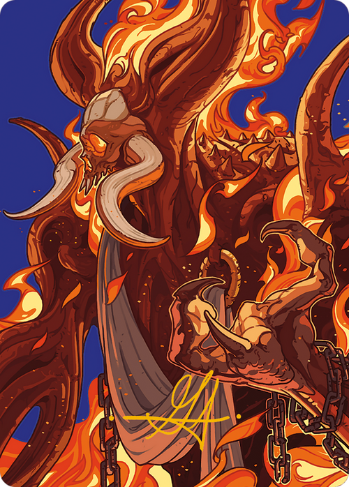 Phlage, Titan of Fire's Fury // Phlage, Titan of Fire's Fury (AMH3-050) - Modern Horizons 3 Art Series (Borderless)